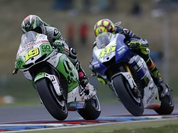 Alvaro Bautista, Valentino Rossi Titel-Bild zur News: Alvaro Bautista, Valentino Rossi