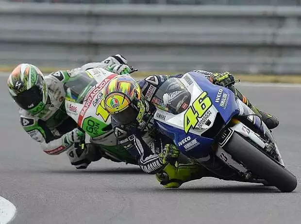 Titel-Bild zur News: Valentino Rossi, Alvaro Bautista