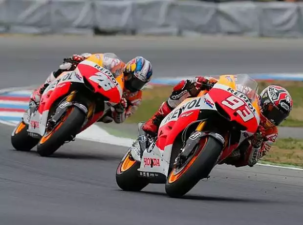 Marc Marquez, Daniel Pedrosa Titel-Bild zur News: Marc Marquez, Daniel Pedrosa