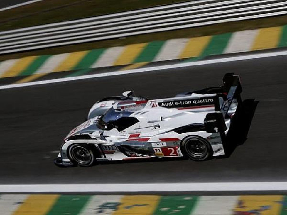 Loic Duval, Tom Kristensen, Allan McNish