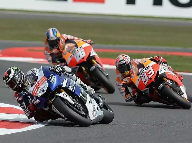 Jorge Lorenzo, Marc Marquez, Daniel Pedrosa Titel-Bild zur News: Jorge Lorenzo, Marc Marquez, Daniel Pedrosa
