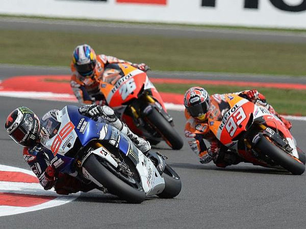 Jorge Lorenzo, Marc Marquez, Daniel Pedrosa