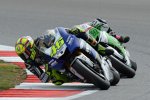 Valentino Rossi vor Alvaro Bautista 