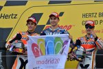 Marc Marquez, Jorge Lorenzo und Daniel Pedrosa 