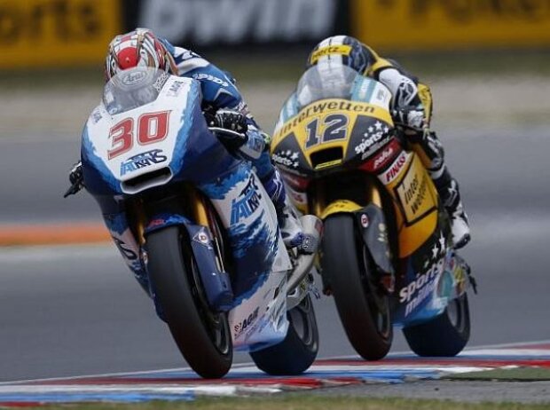 Takaaki Nakagami, Thomas Lüthi Takaaki Nakagami, Thomas Lüthi