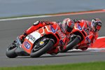 Nicky Hayden und Andrea Dovizioso (Ducati) 