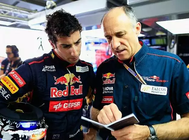 Daniel Ricciardo, Franz Tost Titel-Bild zur News: Daniel Ricciardo, Franz Tost