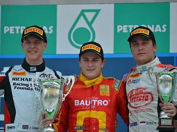 Fabio Leimer, James Calado, Stefano Coletti Titel-Bild zur News: Fabio Leimer, James Calado, Stefano Coletti