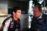 Mark Webber (Red Bull) und Frank Williams (Williams) 
