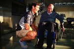 Mark Webber (Red Bull) und Frank Williams (Williams) 