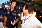 Mark Webber und Christian Horner (Red Bull) 