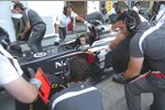 Sergei Sirotkin (Sauber) beim Boxenstopptraining