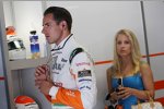 Adrian Sutil (Force India) und seine Freundin, Jennifer Becks