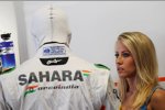 Adrian Sutil (Force India) und seine Freundin, Jennifer Becks