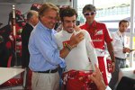 Luca di Montezemolo und Fernando Alonso (Ferrari)