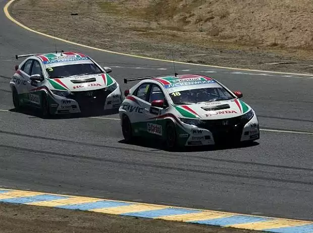 Tiago Monteiro, Gabriele Tarquini Titel-Bild zur News: Tiago Monteiro, Gabriele Tarquini