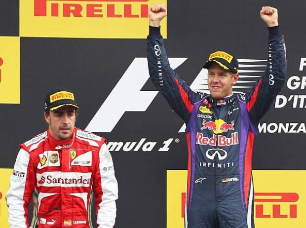 Titel-Bild zur News: Fernando Alonso, Sebastian Vettel, Mark Webber