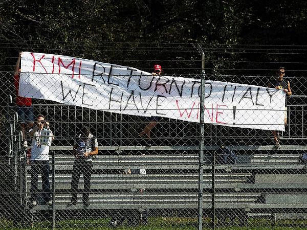 Kimi Räikkönen Transparent Plakat Wein