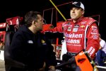 Enttäuschung: Ryan Newman im Gespräch mit Tony Stewart