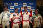 Yvan Muller (RML-Chevrolet), Tom Chilton (RML-Chevrolet) und Tiago Monteiro (Honda) 