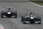 Nico Rosberg (Mercedes) und Daniel Ricciardo (Toro Rosso) 