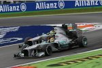 Lewis Hamilton (Mercedes) und Nico Rosberg (Mercedes) 