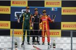 Adrian Quaife-Hobbs (Hilmer), Alexander Rossi und Julian Leal (Racing Engineering) 