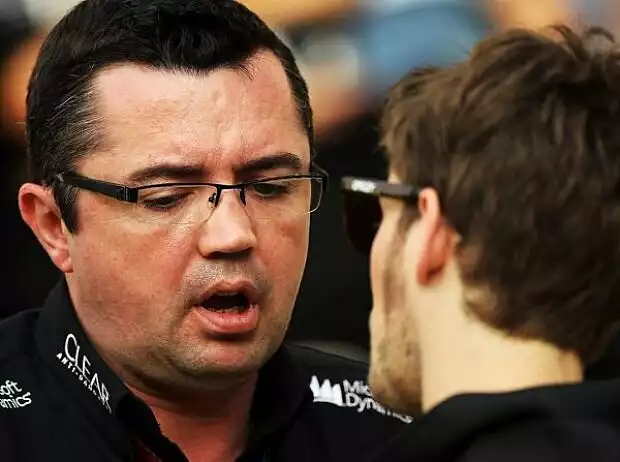 Titel-Bild zur News: Eric Boullier, Romain Grosjean