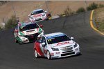 Tom Chilton (RML-Chevrolet), Tiago Monteiro (Honda) und Yvan Muller (RML-Chevrolet) 