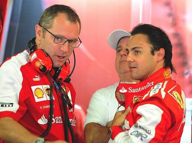 Titel-Bild zur News: Stefano Domenicali, Felipe Massa