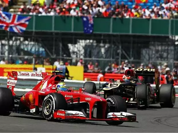 Titel-Bild zur News: Felipe Massa, Kimi Räikkönen
