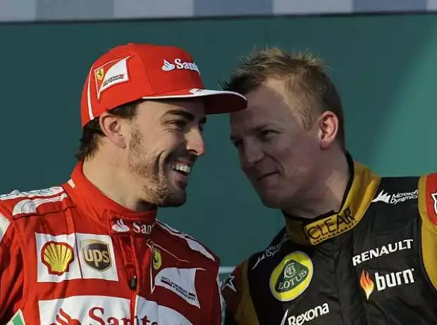 Fernando Alonso, Kimi Räikkönen Titel-Bild zur News: Fernando Alonso, Kimi Räikkönen
