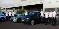 Bild zum Inhalt: Unter Strom: BMW-Fahrer zu Gast im Leipziger Werk