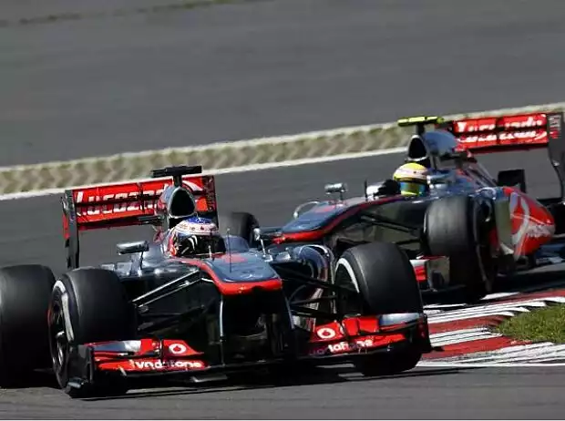 Sergio Perez, Jenson Button Titel-Bild zur News: Sergio Perez, Jenson Button