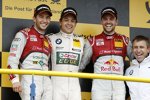 Mike Rockenfeller (Phoenix-Audi), Augusto Farfus (RBM-BMW) und Jamie Green (Abt-Audi) 