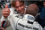 Emotional: Augusto Farfus (RBM-BMW) jubelt über den Sieg