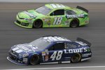 Jimmie Johnson (Hendrick) und Kyle Busch (Gibbs) fuhren beim Chase-Auftakt in die Top 5