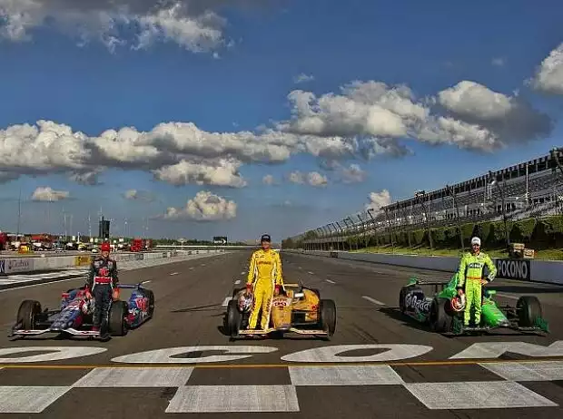 Marco Andretti, James Hinchcliffe, Ryan Hunter-Reay Titel-Bild zur News: Marco Andretti, James Hinchcliffe, Ryan Hunter-Reay
