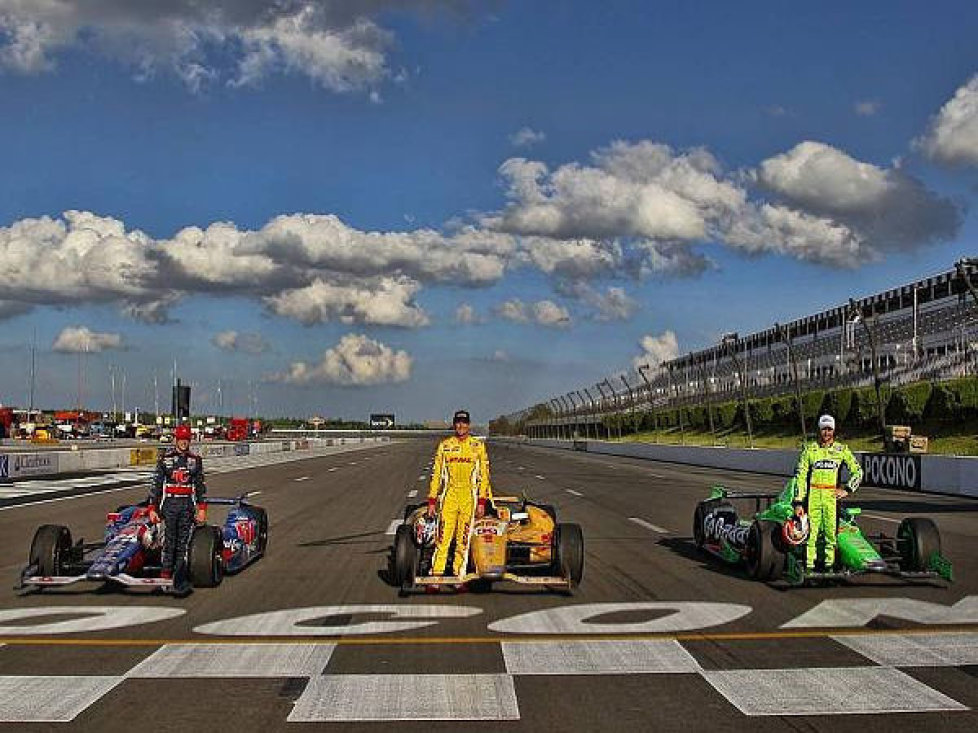 Marco Andretti, James Hinchcliffe, Ryan Hunter-Reay
