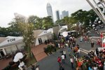 Formel-1-Paddock in Singapur: Die Motorhomes sind in Europa geblieben