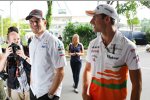 Nico Hülkenberg (Sauber) und Adrian Sutil (Force India) 