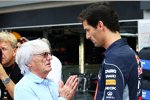 Bernie Ecclestone und Mark Webber (Red Bull) 