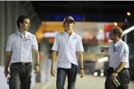 Esteban Gutierrez (Sauber) mit Josef Leberer