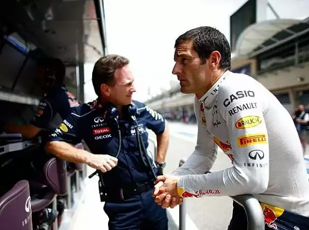 Mark Webber, Christian Horner Titel-Bild zur News: Mark Webber, Christian Horner