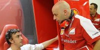 Bild zum Inhalt: Ferrari entgleitet Titel: Keine Fortschritte auf langsamen Kursen