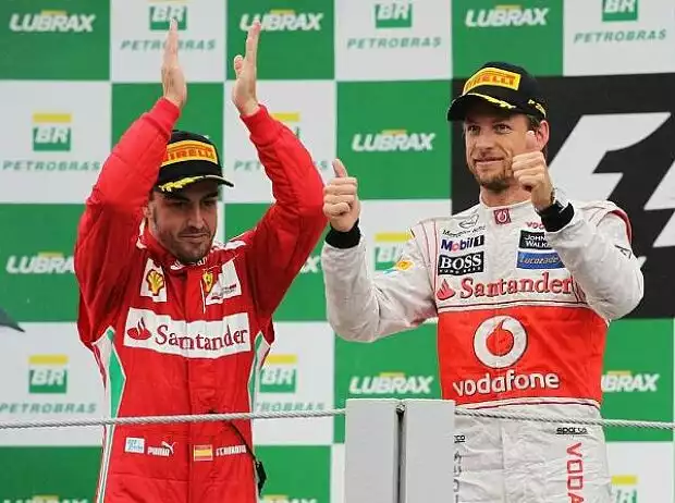 Fernando Alonso, Jenson Button Titel-Bild zur News: Fernando Alonso, Jenson Button