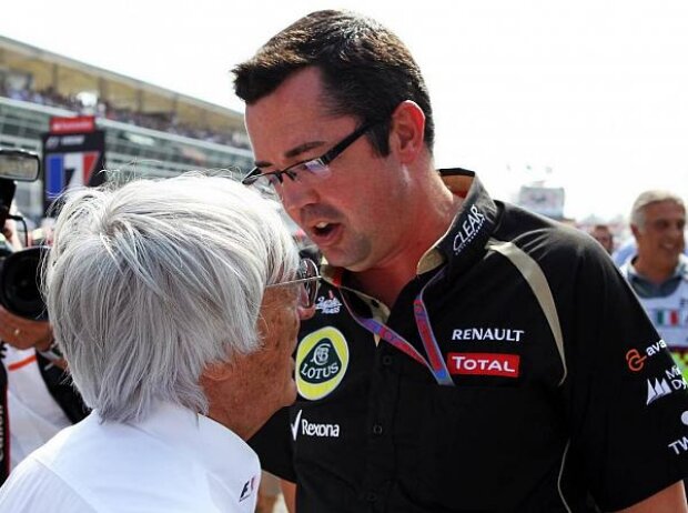 Bernie Ecclestone, Eric Boullier