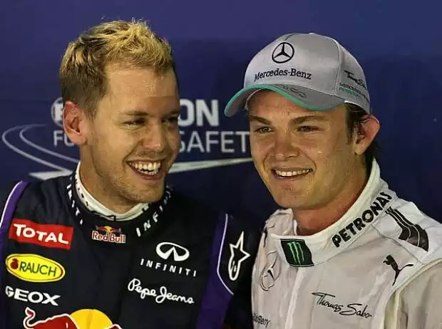 Sebastian Vettel und Nico Rosberg Titel-Bild zur News: Sebastian Vettel und Nico Rosberg
