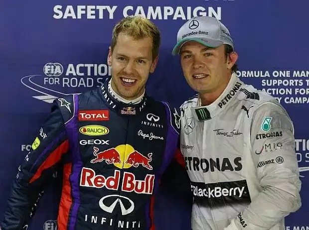 Sebastian Vettel, Nico Rosberg Titel-Bild zur News: Sebastian Vettel, Nico Rosberg