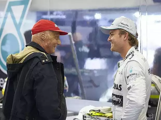 Titel-Bild zur News: Niki Lauda und Nico Rosberg